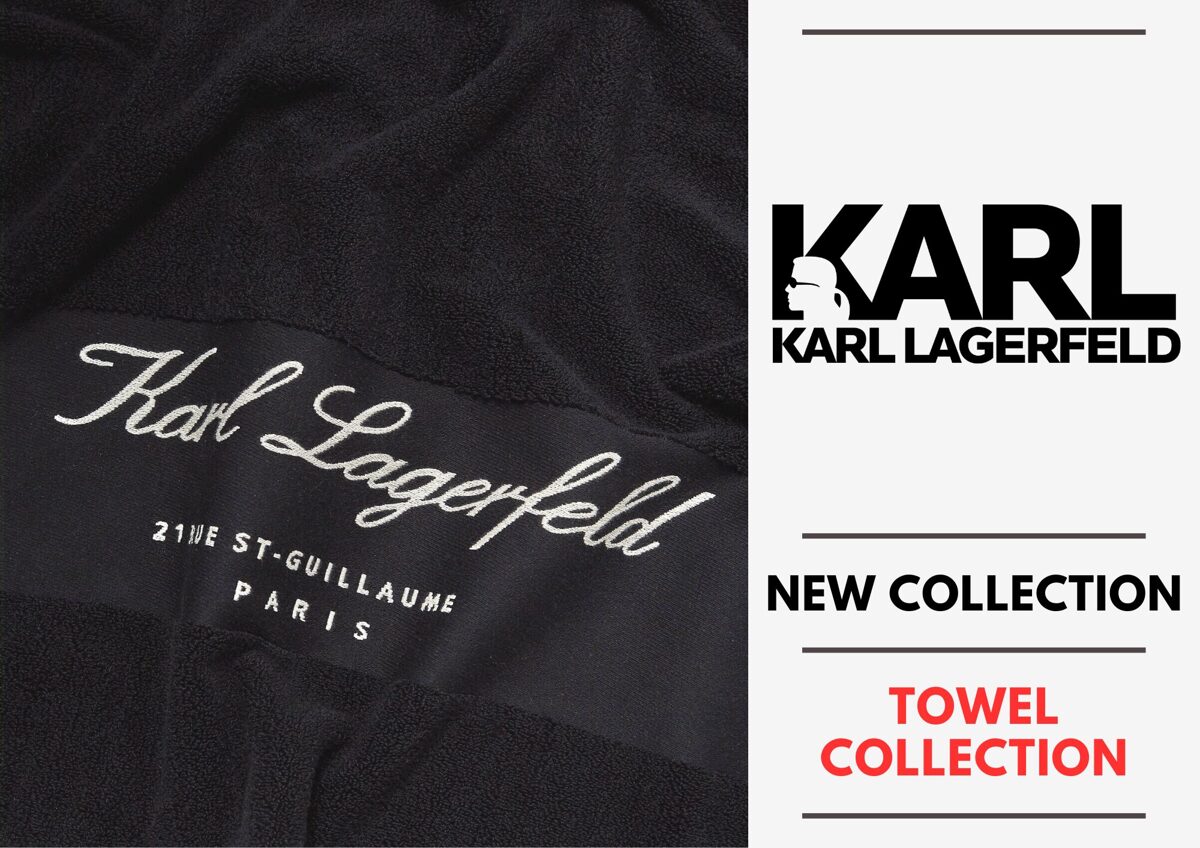 KARL LAGERFELD TOWEL COLLECTION - 13,50 EUR / PC