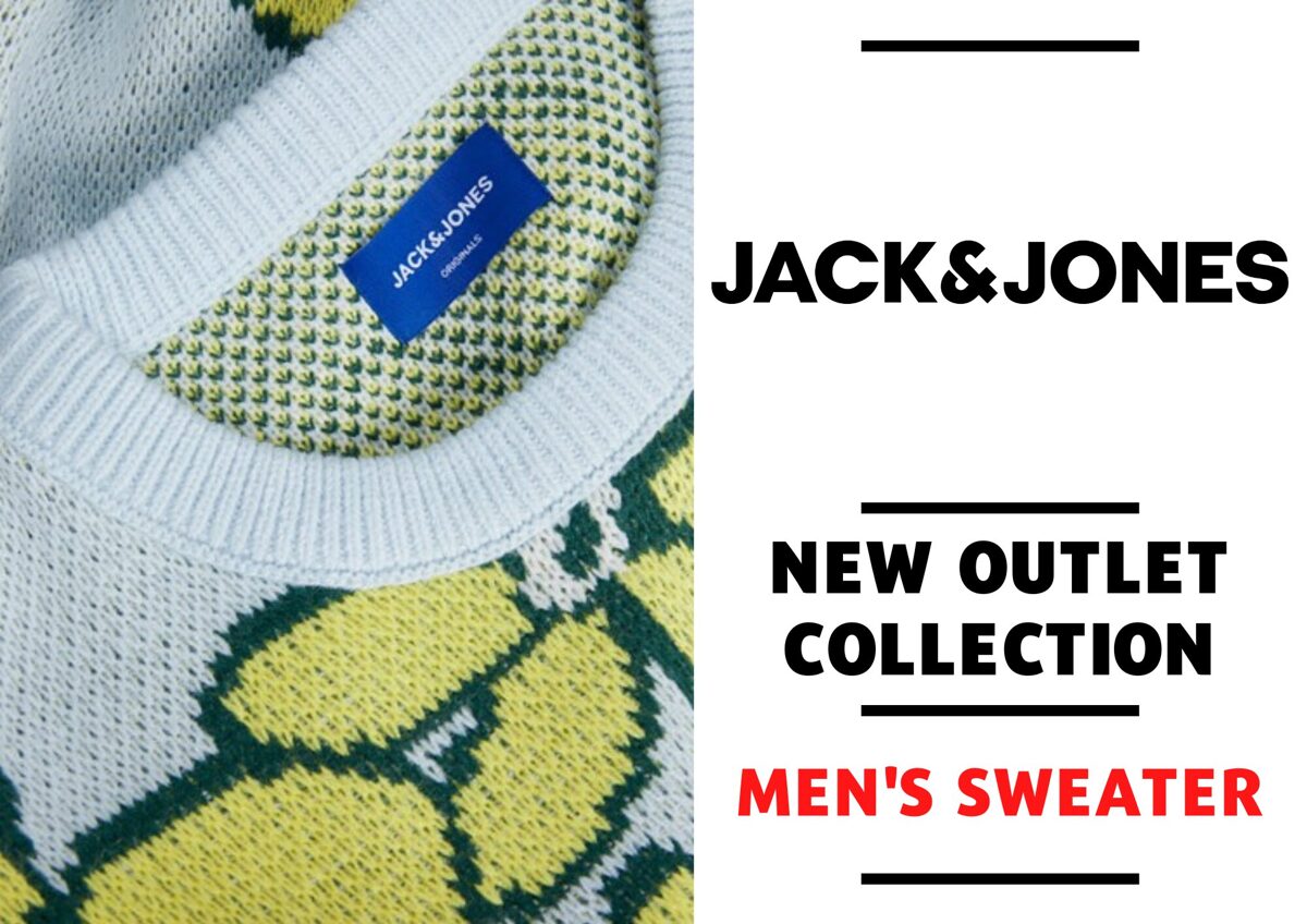 JACK&JONES MEN'S SWEATER OUTLET COLLECTION - FROM 6,60 EUR / PC