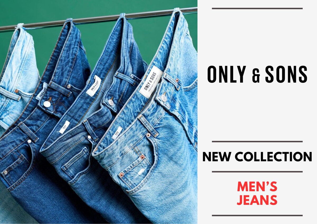 ONLY&SONS MEN'S JEANS COLLECTION - WITH SIZE RANGE - FROM 11 EUR / PC