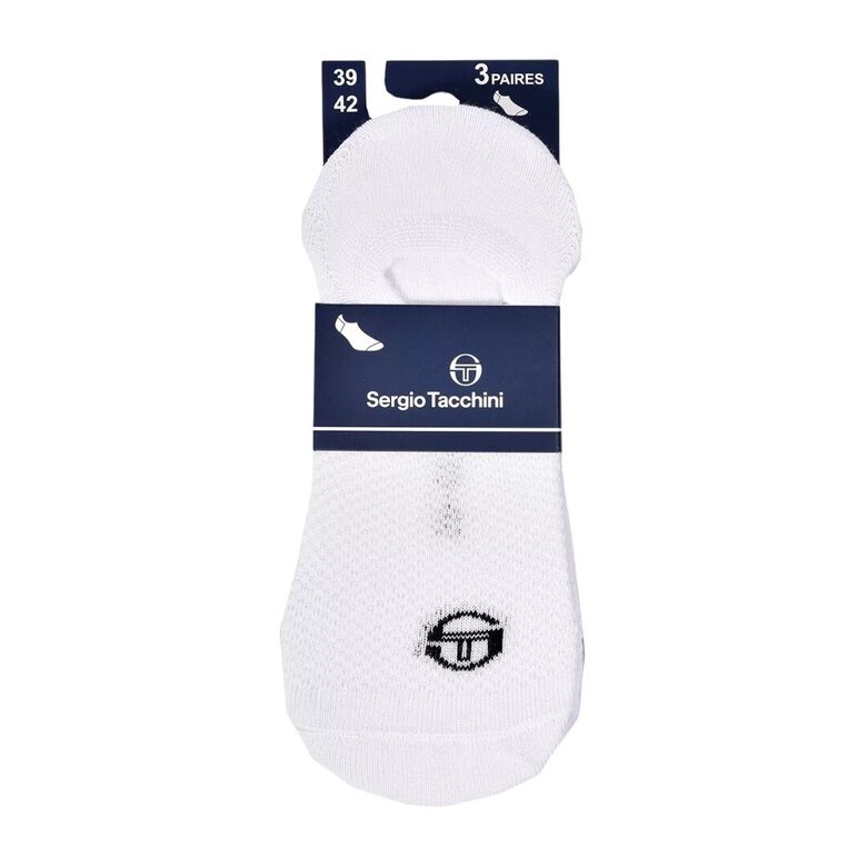 SERGIO TACCHINI MEN'S NO-SHOW SOCKS 3 PCS. PACK COLLECTION - WITH SIZE RANGE - 1,5 EUR / PACK