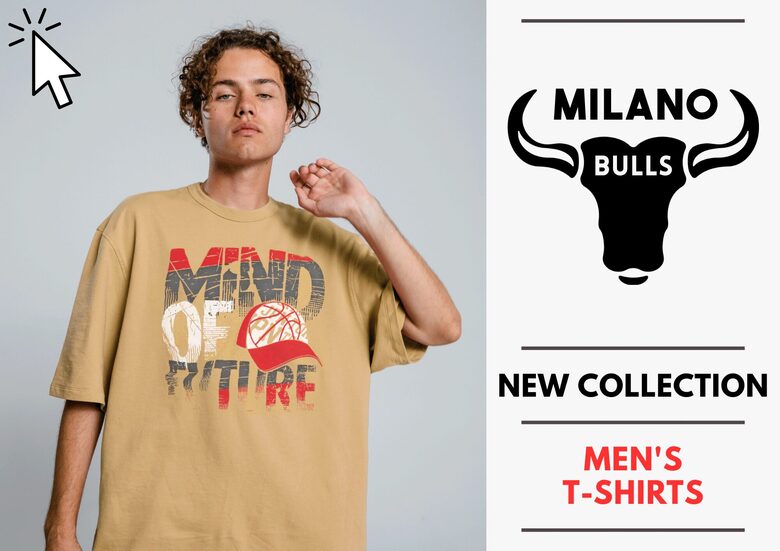 MILANO BULLS MEN'S T-SHIRT COLLECTION - FROM 2,78 EUR / PIECE
