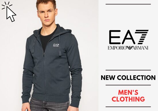 EMPORIO ARMANI EA7 MEN'S HOODIE COLLECTION - 31,20 EUR / PC