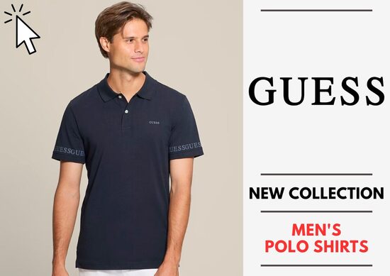 GUESS MEN'S POLO SHIRT IN SIZE RANGE FROM 13,45€ / PIECE
