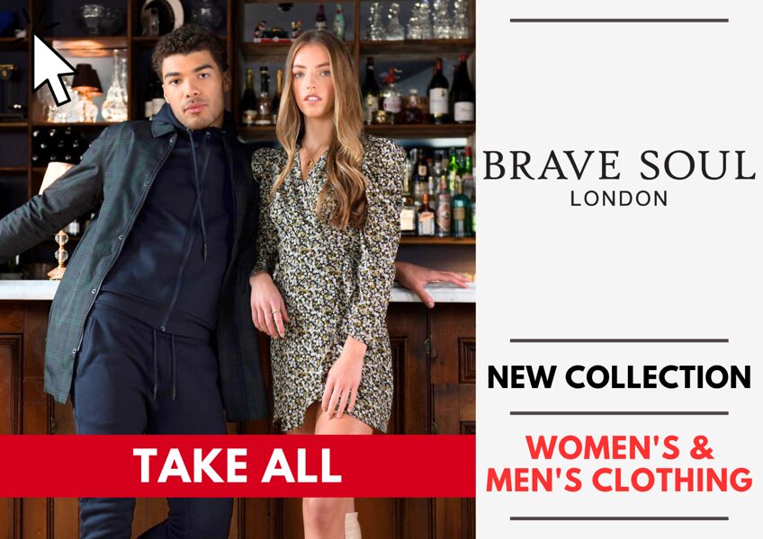 BRAVE SOUL WOMEN'S AND MEN'S COLLECTION - TAKE ALL - 2,95 EUR / PC