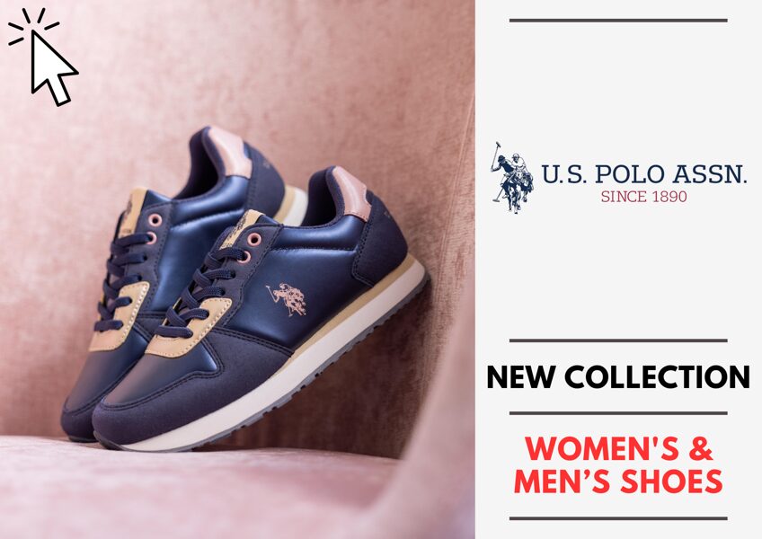 U.S. POLO ASSN. WOMEN'S & MEN'S SHOES COLLECTION - FROM 19,8 EUR / PC