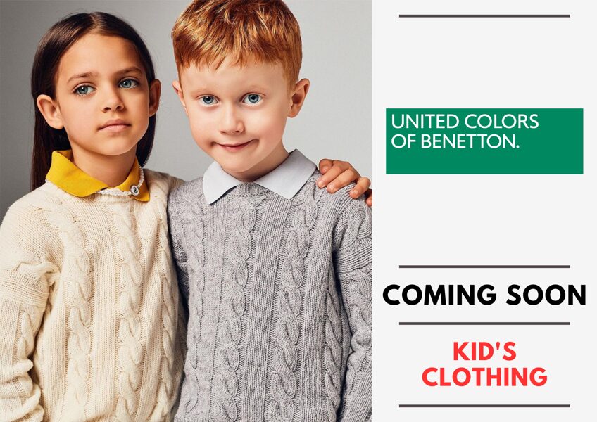 UNITED COLORS OF BENETTON KID'S COLLECTION - FROM 3,06 EUR / PC
