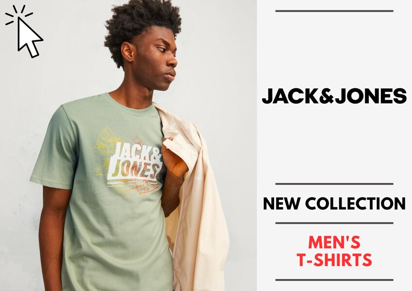 JACK&JONES MEN'S T-SHIRT COLLECTION - FROM 4,09 EUR / PC
