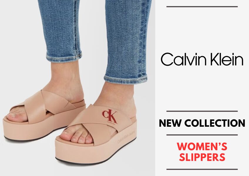 CALVIN KLEIN WOMEN'S PLATFORM SLIPPERS COLLECTION - FROM 24,9 EUR / PC