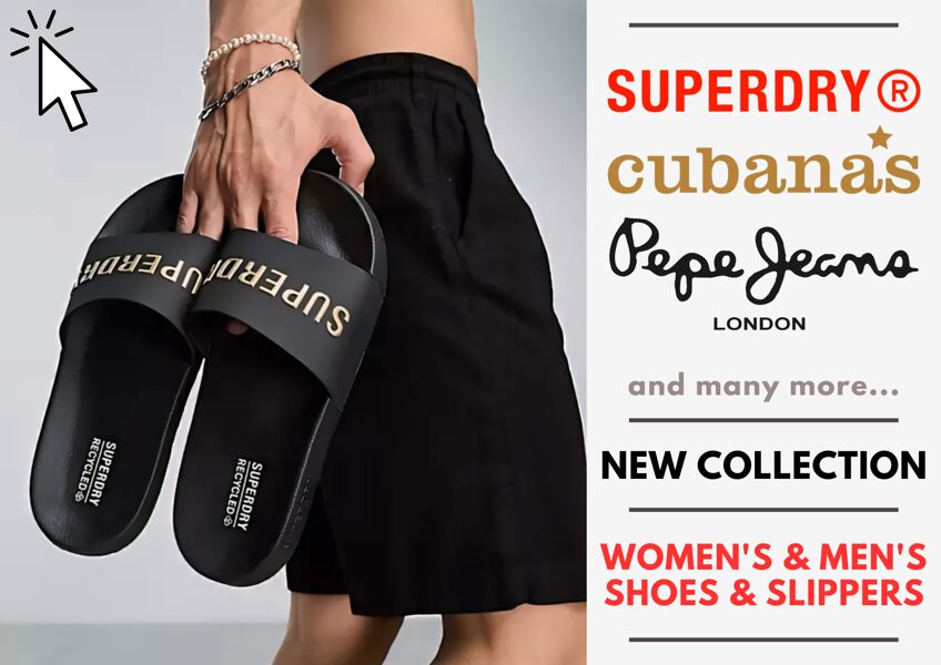 BRANDED WOMEN'S AND MEN'S SHOES AND SLIPPERS COLLECTION - FROM 10,52 EUR / PC