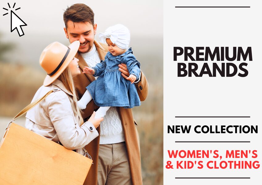 PREMIUM BRANDS AND V BY VERY WOMEN'S, MEN'S & KID'S COLLECTION - FROM 7,45 EUR / PIECE