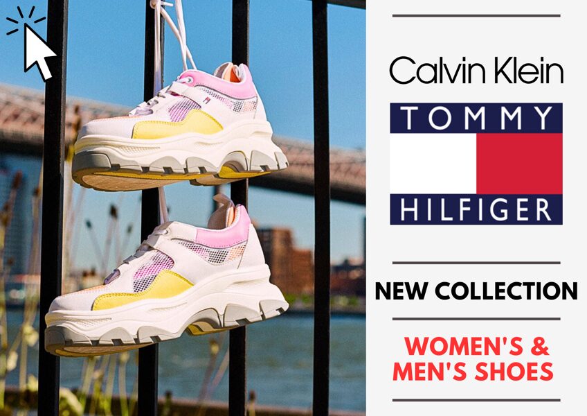 TOMMY HILFIGER AND CALVIN KLEIN WOMEN'S AND MEN'S SHOES LARGE QUANTITY - FROM 26,50 EUR / PC