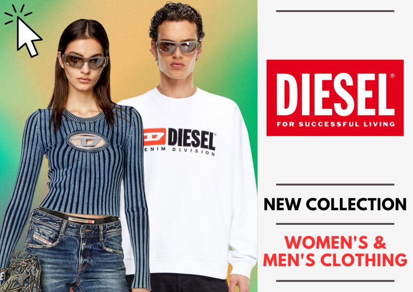 DIESEL WOMEN'S AND MEN'S COLLECTION - FROM 19,7 EUR / PC