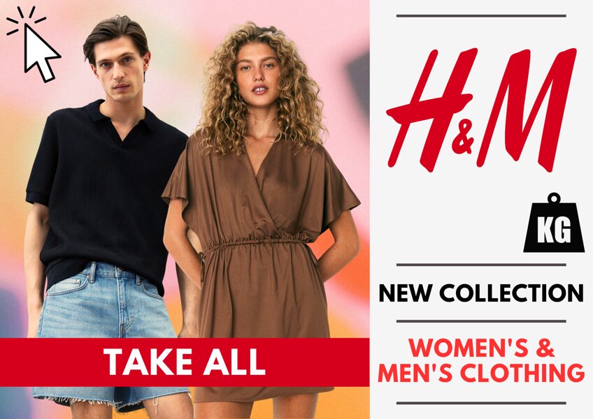 H&M - MIX FEMEI, BARBATI - FULL TRUCK - 11,95 EUR / KG. PRET NET