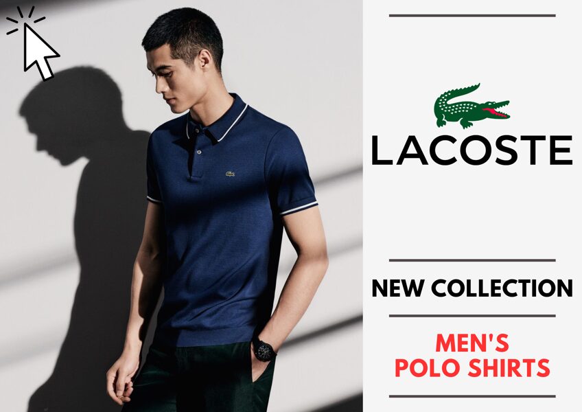 LACOSTE MEN'S POLO SHIRT COLLECTION - 19,95 EUR / PIECE